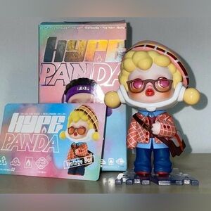 RARE LIMITED Pop Mart SKULLPANDA Hype Panda Series “Vintage Boy” Figure
